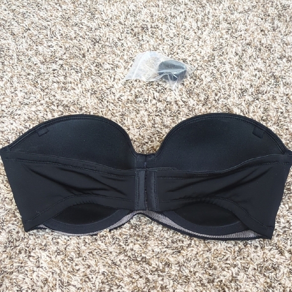 Calvin Klein black full coverage lightly lined underwire bra strapless option - Picture 6 of 10